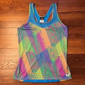Nike pro hyper cool mesh multi-color tank
